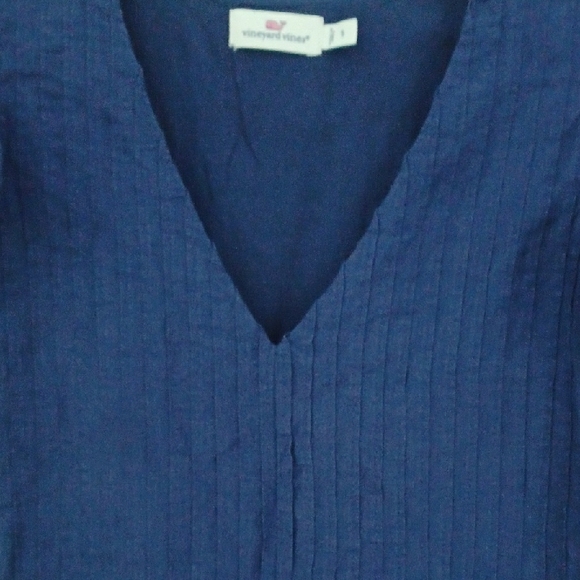 Vineyard Vines Deep Blue Linen Dress - Picture 3 of 9